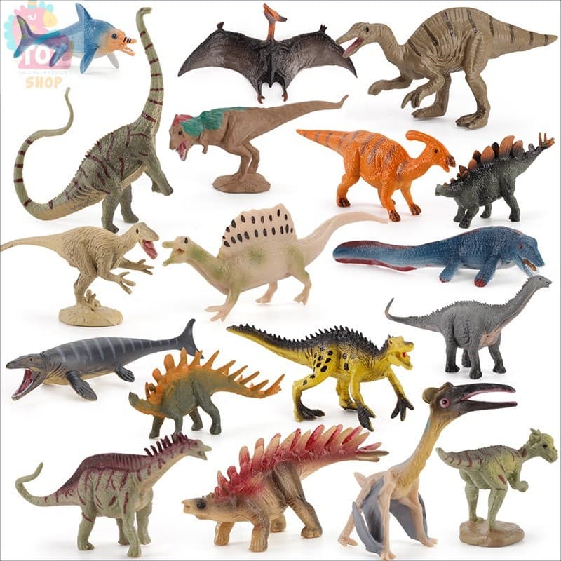 Simulação de Modelo Animal Dinossauro Jurássico Ornamentos Sólidos de Brinquedos