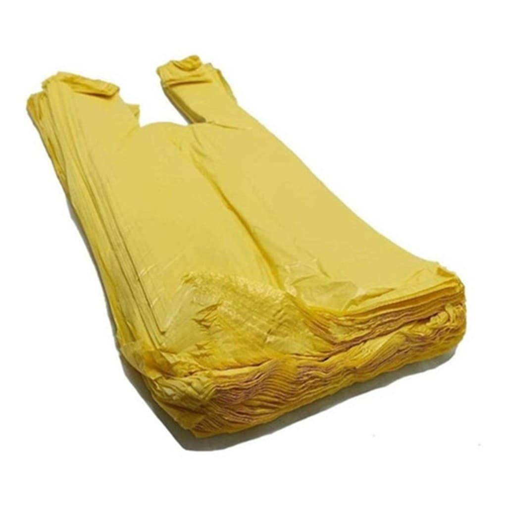 Sacola Plástica Amarela 30x40cm Reforçada Resistente 2 KG Sacola Colorida Amarela