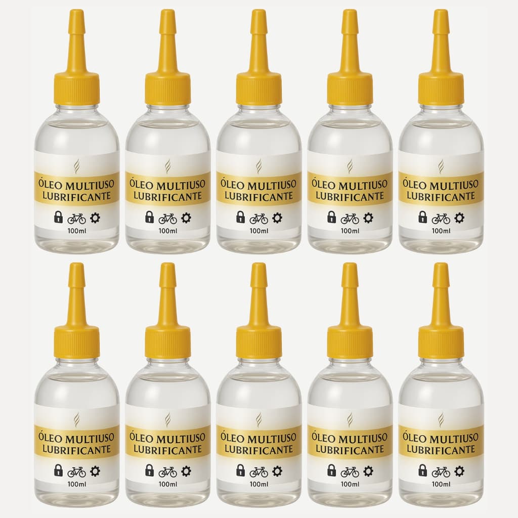 Kit C/ 10 Óleo Lubrificante Lar Fresh 100ml Multiuso Maquina Ferramenta