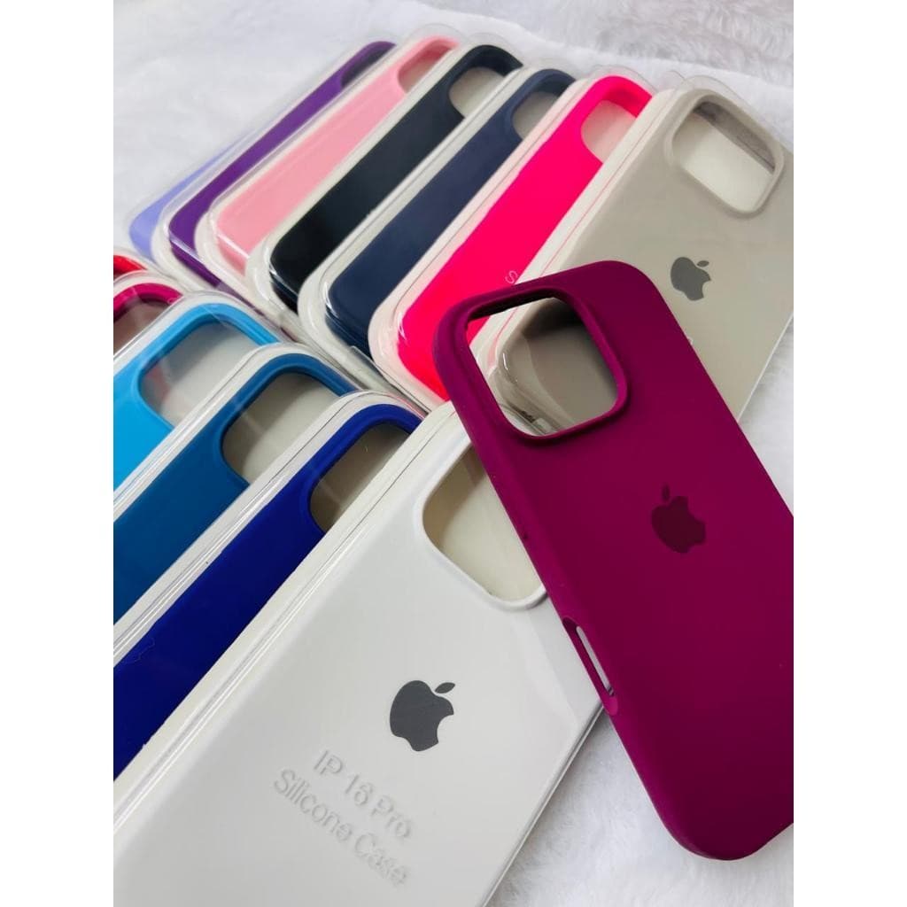 CAPA CAPINHA CASE PARA IPHONE 16 PRO A SILICONE INTERIOR AVELUDADA COM CÂMERA ABERTA