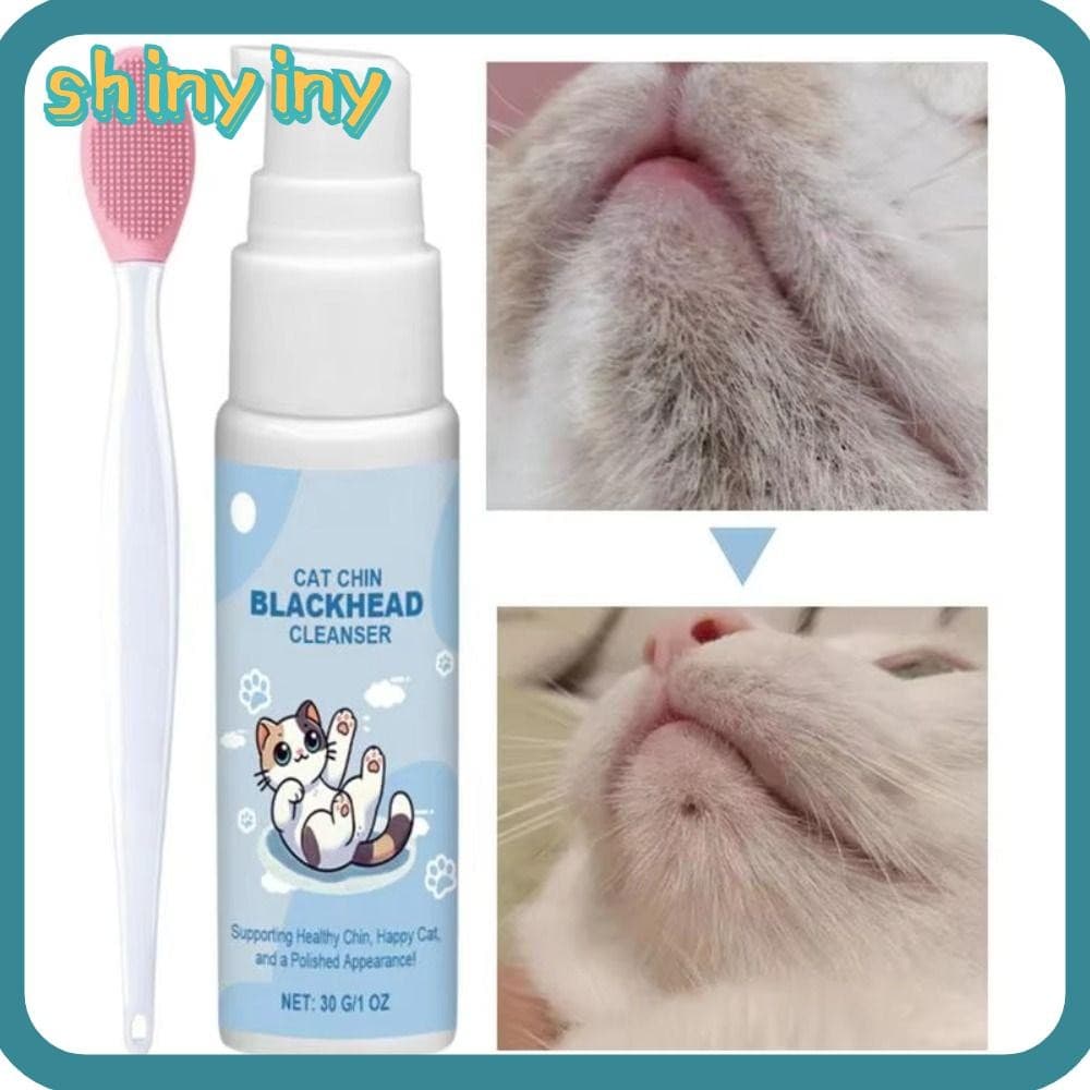 Limpador De Queixo De Gato Brilhante , Com Escova , Loção De Limpeza Profunda De Cravos , Fórmula Inofensiva