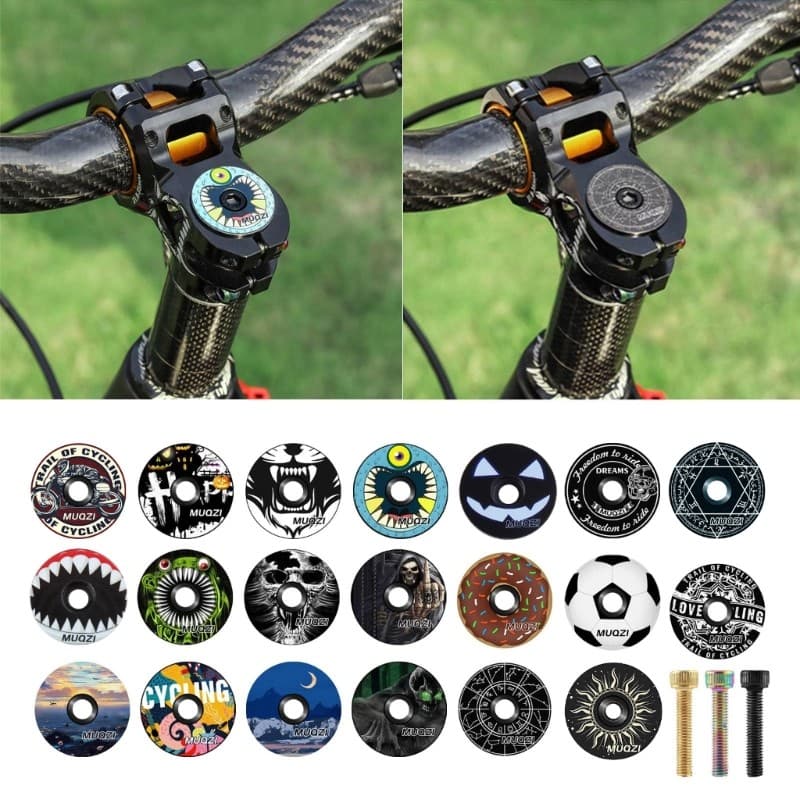 Doublebuy Capa De Tigela De Bicicleta De Estrada , Tubo De Garfo De Liga De Alumínio , Tampa De Fone De Ouvido , Acessór