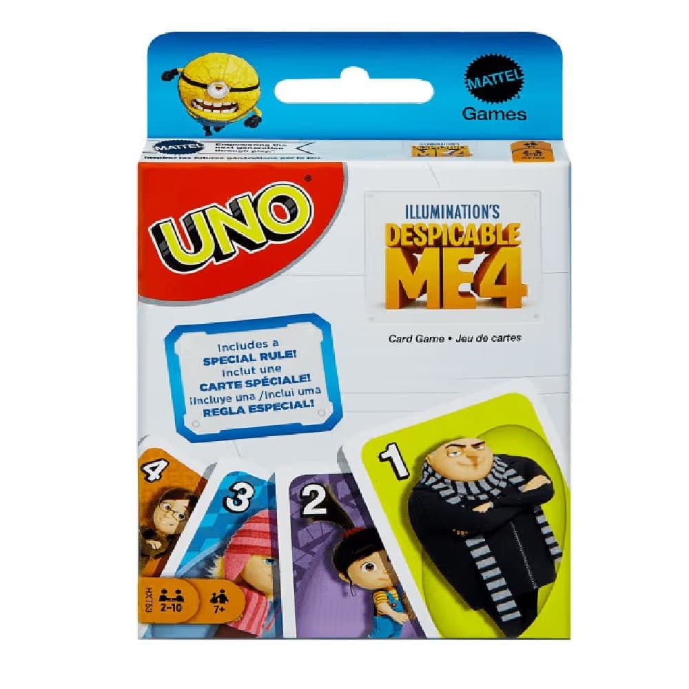 Jogo Uno Minions Meu Malvado Favorito 4 Original Mattel 112