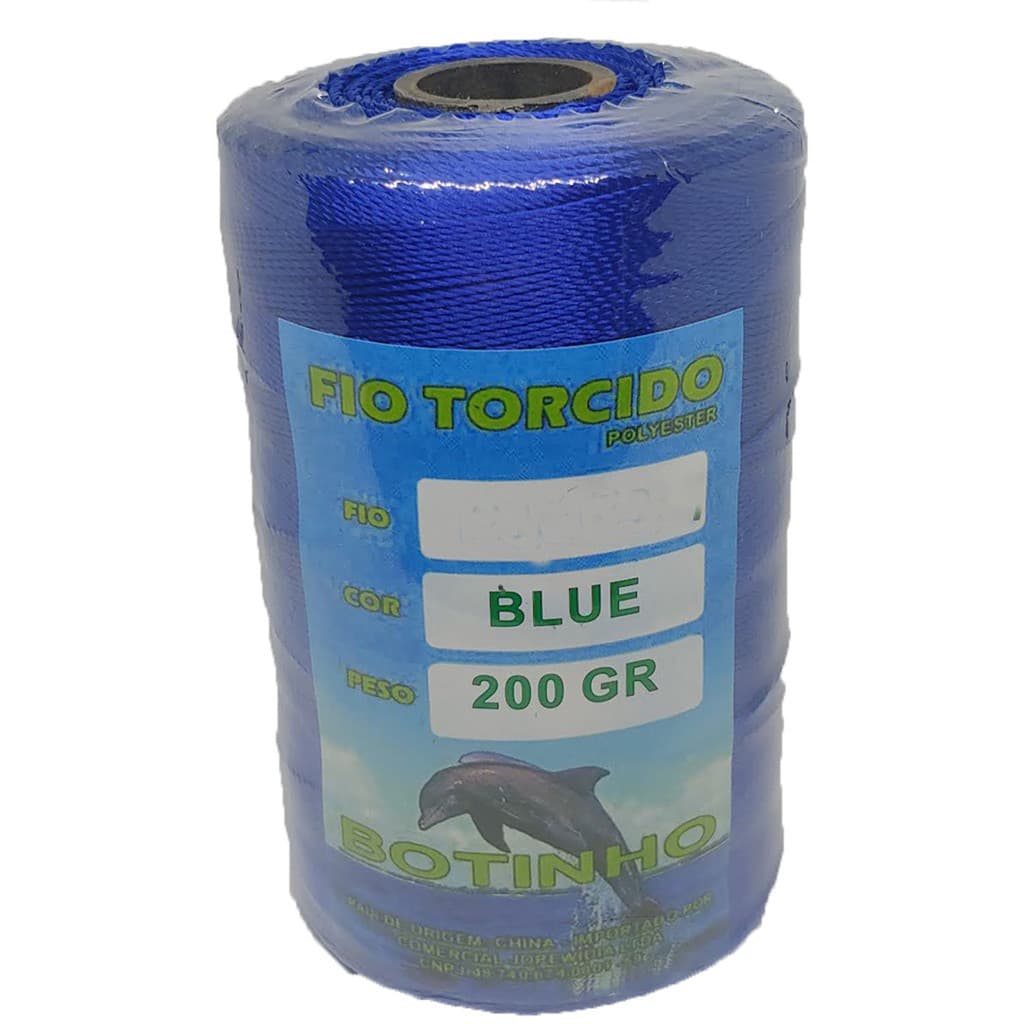 FIO AZUL TORCIDO PARA ENTALHE 200 GR