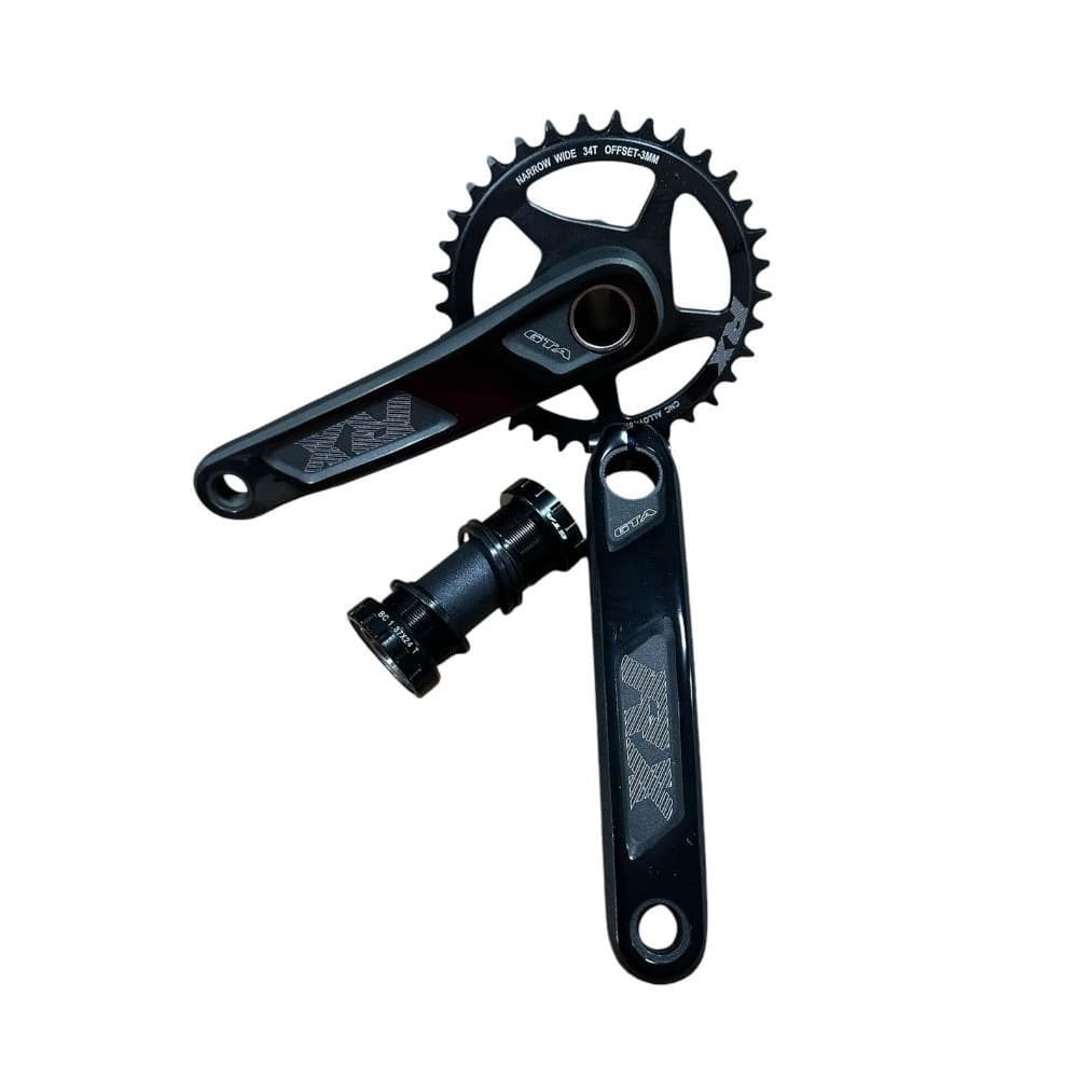 Pedivela GTA Alumínio 34D single 175mm Movimento Central Hollowtech Integrado