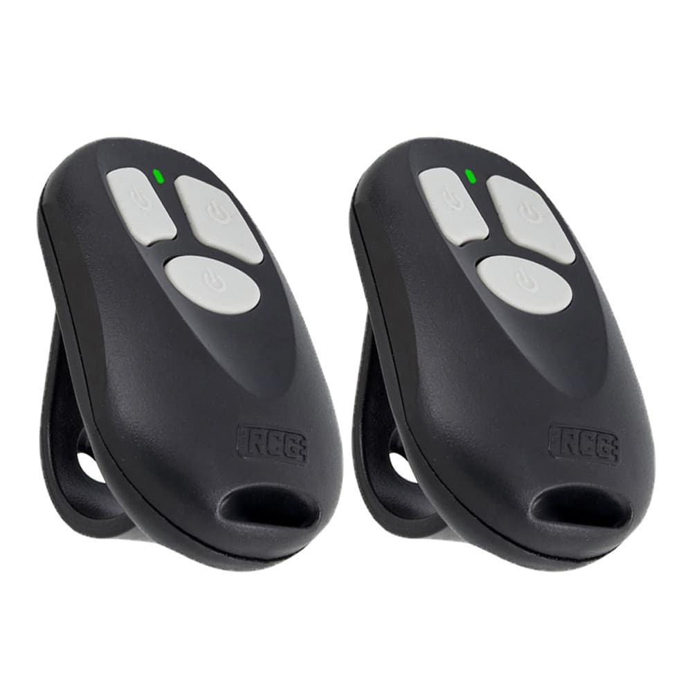 2 Controle Remoto Portão Eletronico 3 Canais 433,92mhz Code Learn Rcg Command Seg Garen Ppa