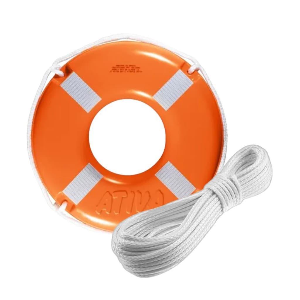 Boia Circular Classe Ii 50cm + Cabo Retinida 25m Ativa