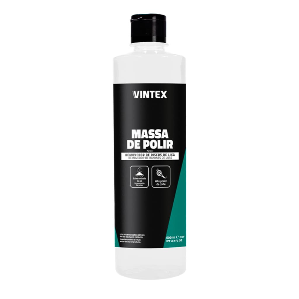 Massa de Polir 590g - Composto De Polimento Automotivo Corte Vintex Vonixx