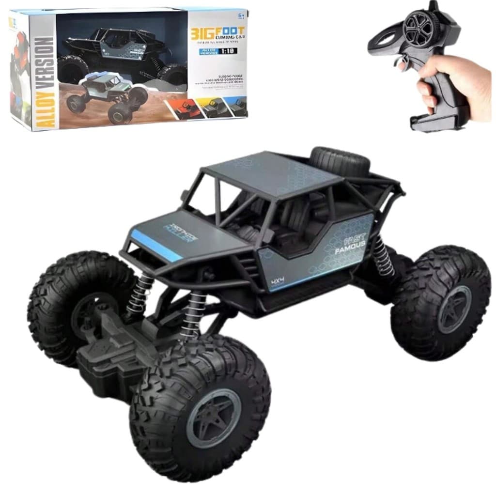 Carrinho De Controle Remoto Subida Na Terra Jipe Brinquedo
