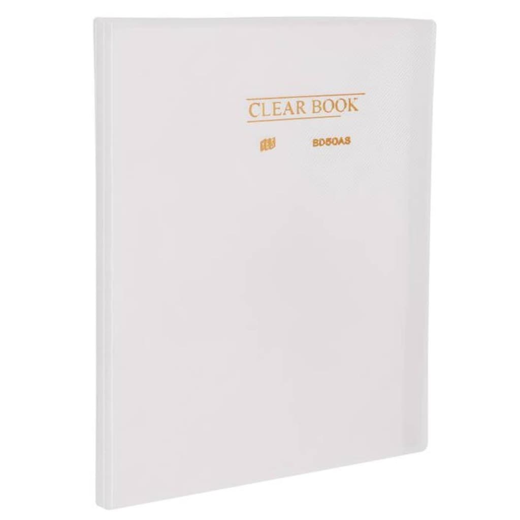 Pasta Catálogo A4 com 50 Folhas Plásticas Transparente Clearbook Yes Cristal Incolor Arquivos Exames
