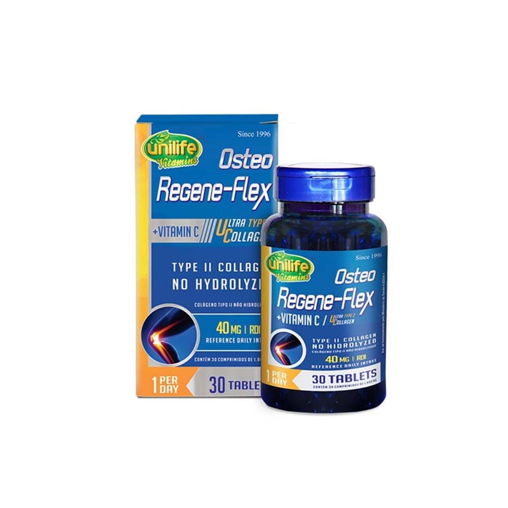 Regeneflex Colágeno  UC 2 1000mg 30 Caps - Unilife