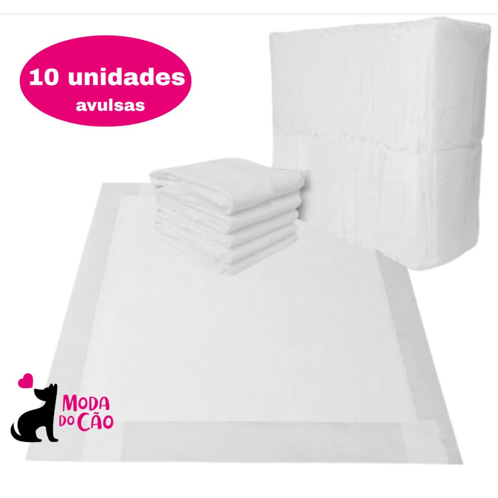 Kit de 10 ou 20 Tapetes Higiênico 80x60 de 1º linha Para Cachorro Pets Cães Bebê Tapetinho de Xixi