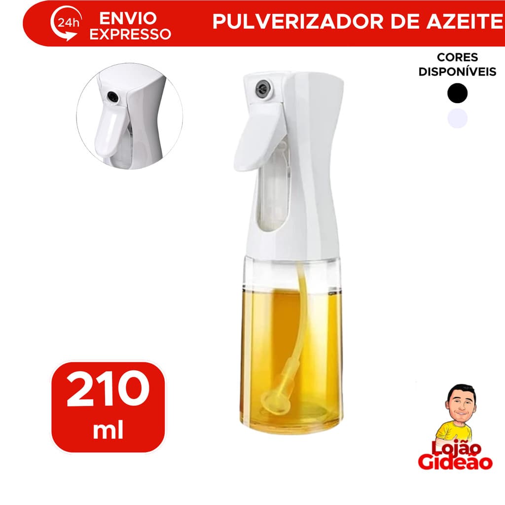 Spray Borrifador Azeite Vinagre Vidro 200ml