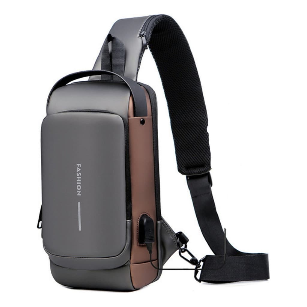 Bolsa Bag Pequena Masculino Couro Tiracolo Transversal Ombro-2296 bosco