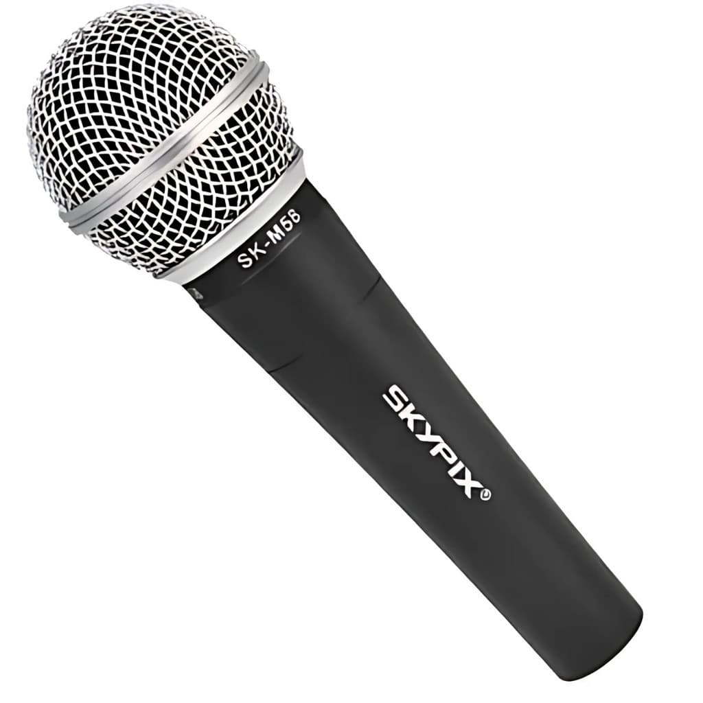 Microfone Dinâmico Profissional Skypix SM58 Performance Premium