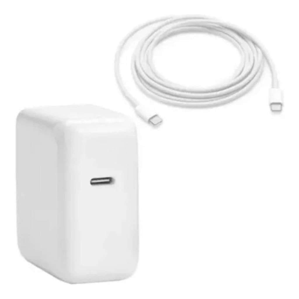 Fonte Carregador COMPATIVEL MacBook Air Pro 61W 87W  96W com Cabo Tipo C-Tipo C