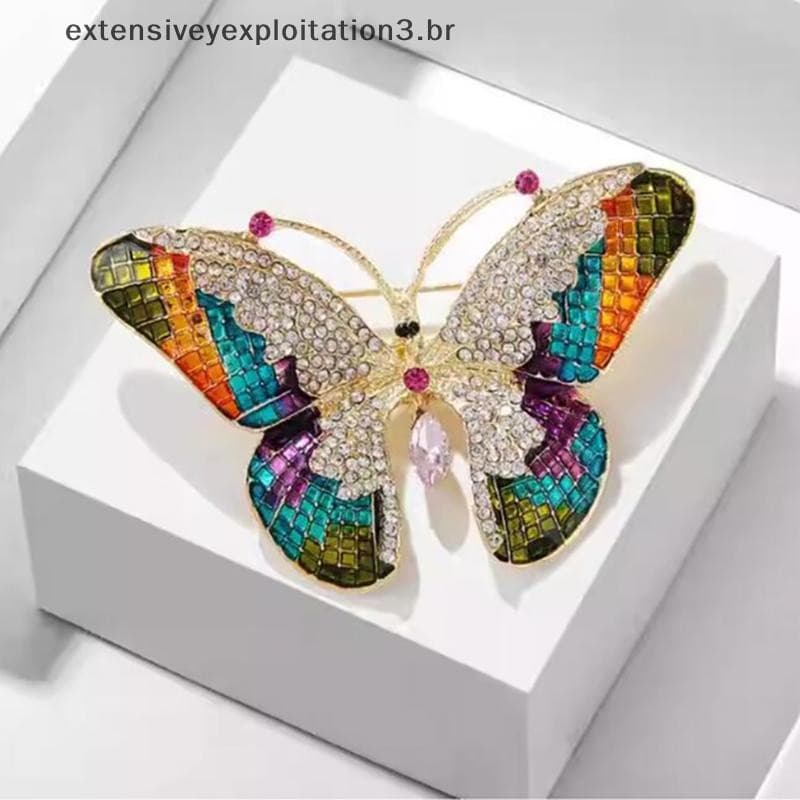 EEBR Moda Borboleta Broches Para Mulheres Meninas Colorido Pinos Festa De Casamento Jóias Diário Acessórios De Roupas Pr