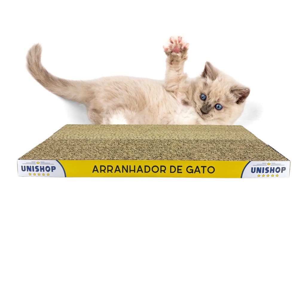 Arranhador Para Gato Anti Estresse de Papelão Ondulado