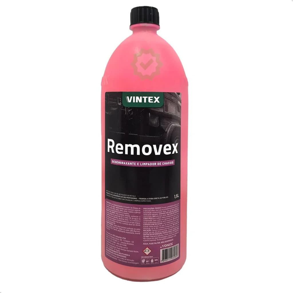 Desengraxante Automotivo Vonixx Removex 1,5L Limpador de Chassis Limpeza Pesada