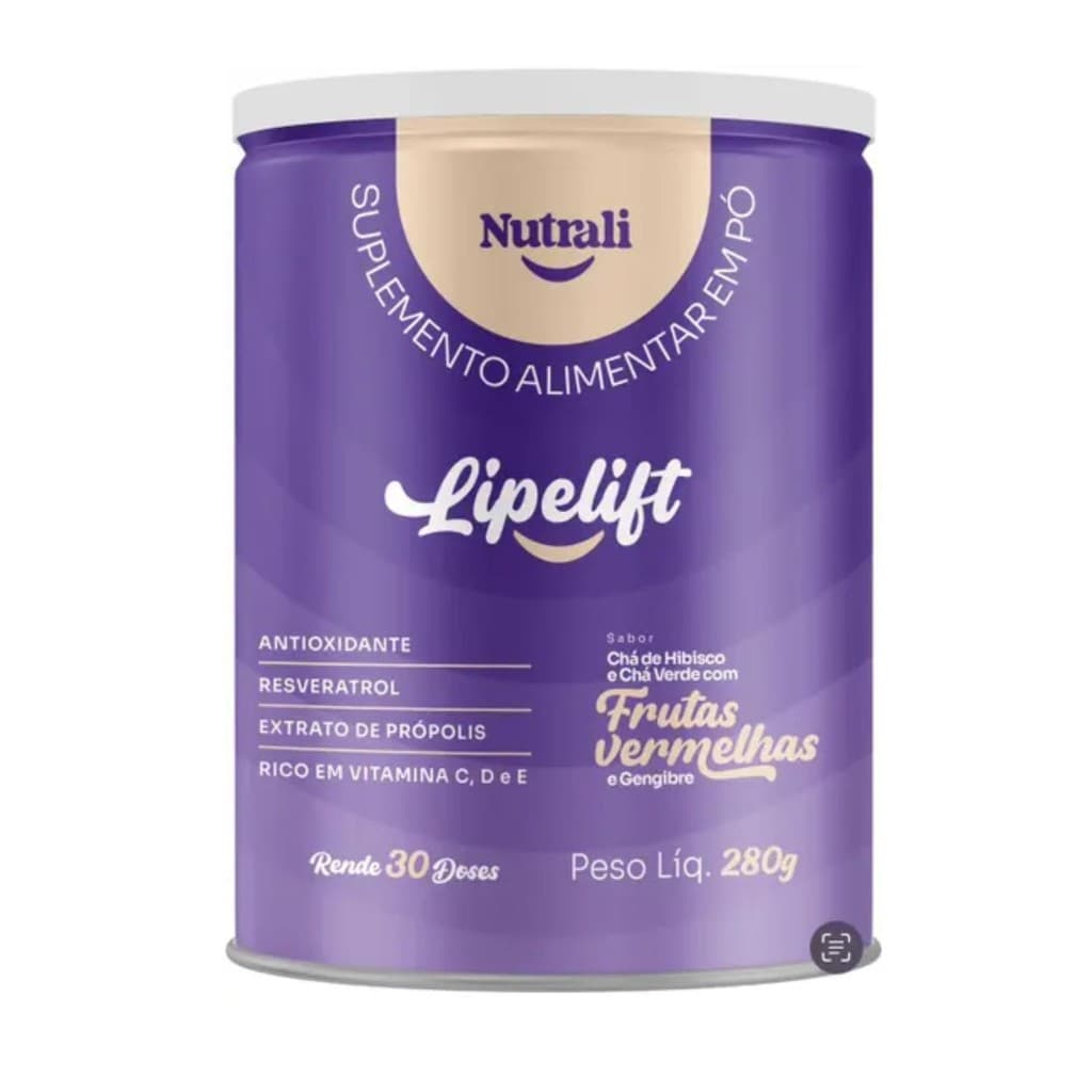 Lipelift 280G Lata Cha Hibiscocha Verdefrutas Vermgeng Nutrali