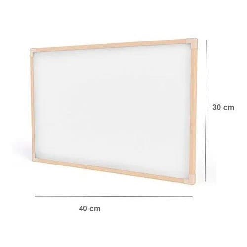 Lousa Infantil Quadro Branco - 30x40cm - Acompanha Apagador