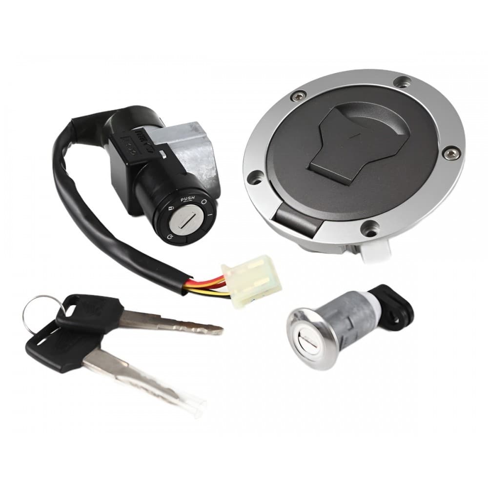 Kit Conjunto Chave Contato Miolo Cb 300 F Twister 2023 2024 2025 C/ Tampa Tanque Travas Mod Original