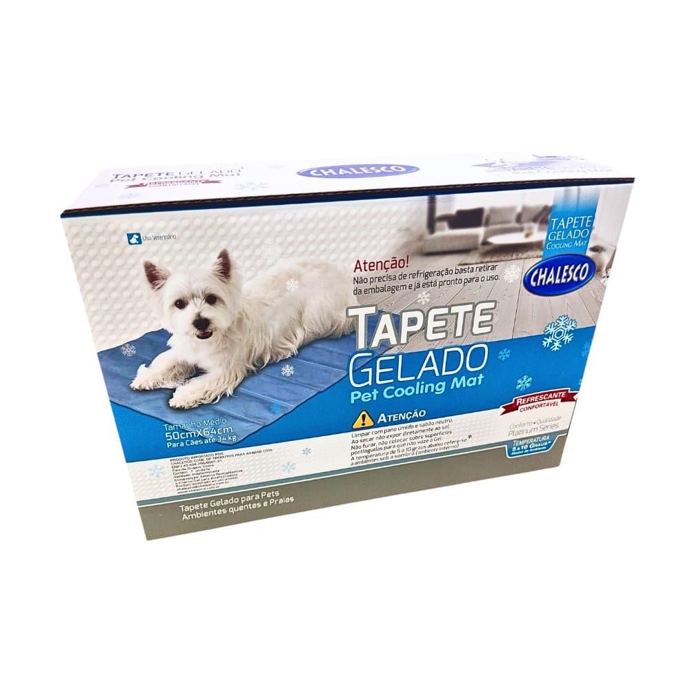 Tapete Gelado Refrescante p/ Cães 60x90 Chalesco