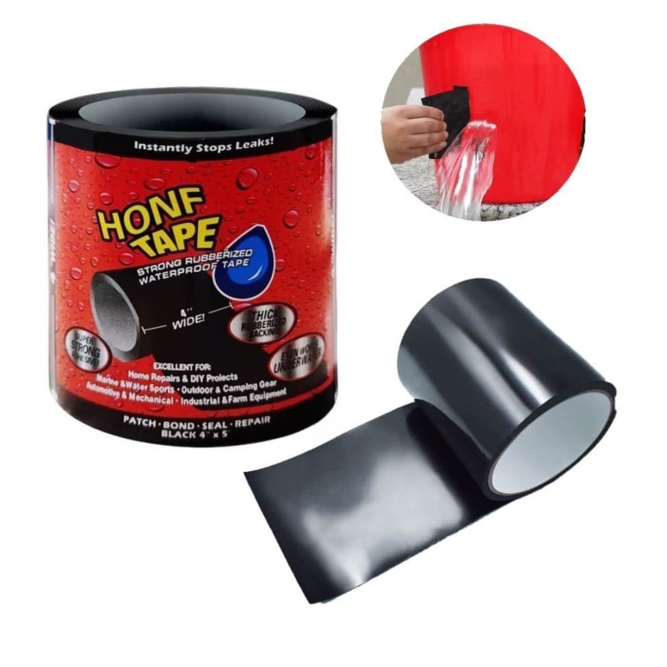 Super Fita Adesiva Reparos HonfTape Cola Tudo Impermeável 150x10cm