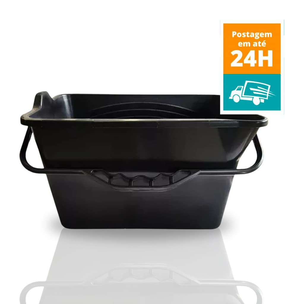 Caçamba para Pintura 11 Litros Plástica Profissional Compel com Bico Dosador Balde Tinta Resistente