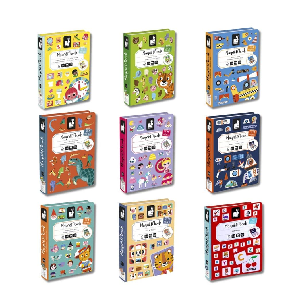 Livro Magnetico Infantil Educativo Montessori Aprender Janod