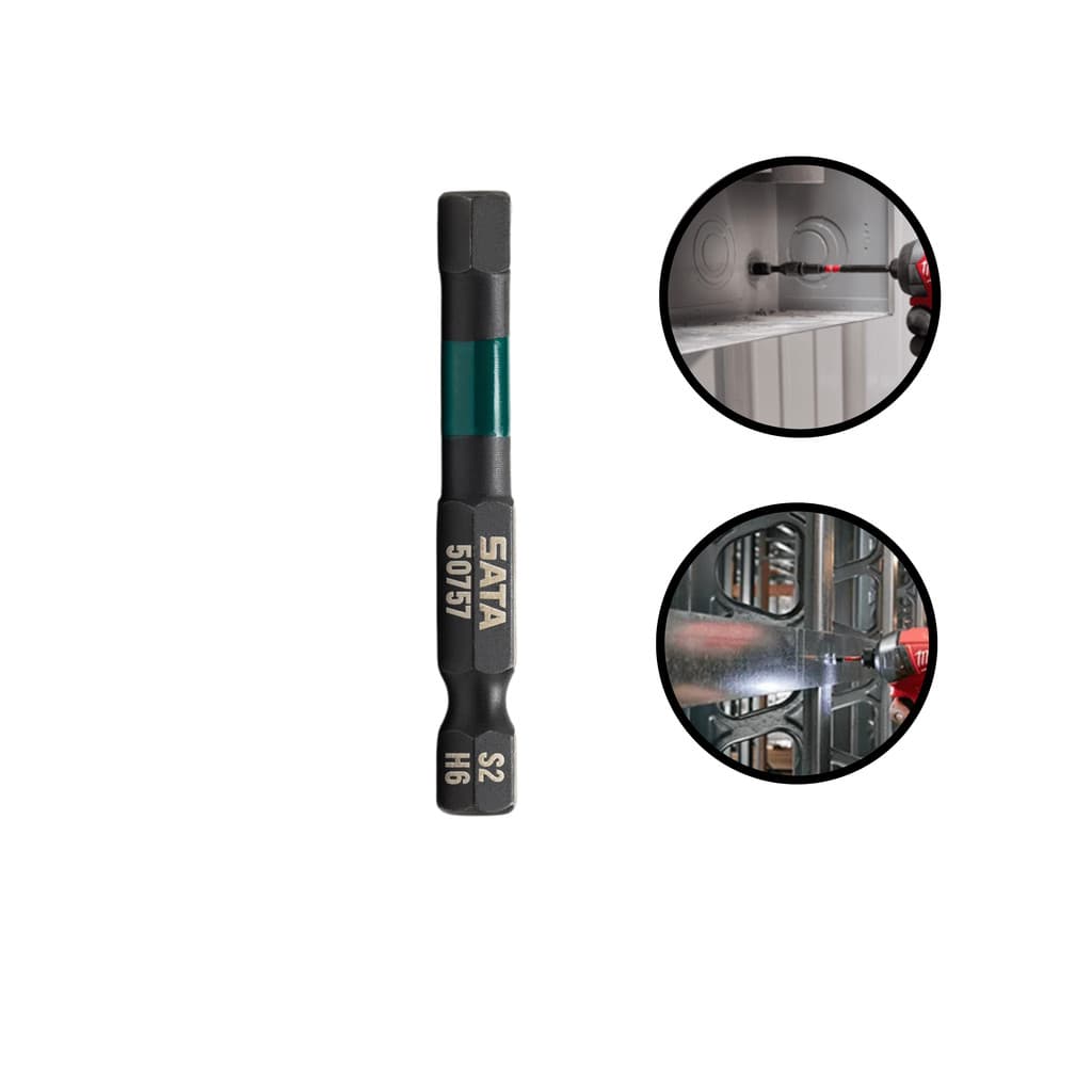 Bits Allen Hexagonal 6,0mm X 5,0cm Impacto Sata