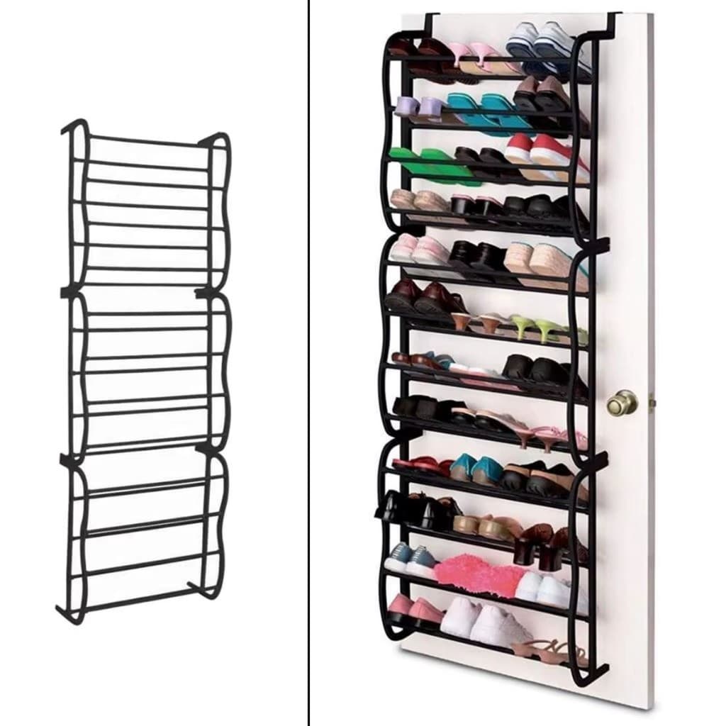 Sapateira Vertical De Parede Porta Para 36 Pares 12 Andares