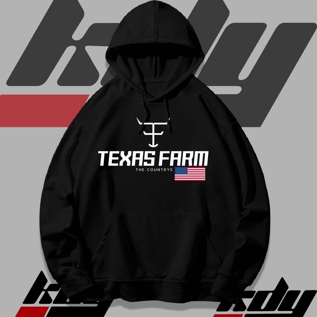 MOLETOM UNISSEX STREETWEAR PERSONALIZADA ESTAMPA RODEIO TEXAS FARM USA