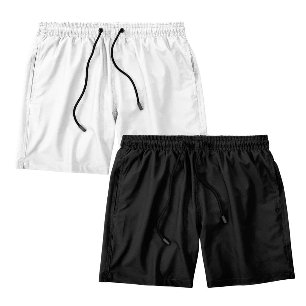 Kit 2 Shorts Masculino Bermuda Praia Academia Treino Esporte Shorts