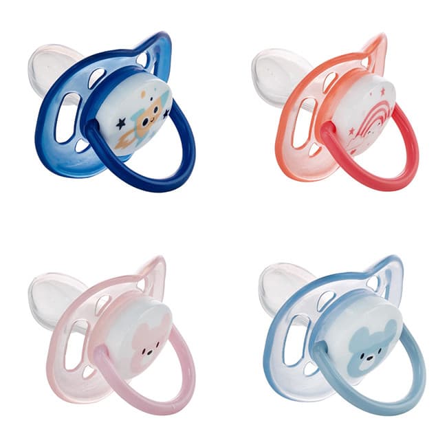 Chupeta Infantil Decorada Bico Em Silicone Macio E Flexível Unitária Tam 2 Original 6m+ - Plasútil