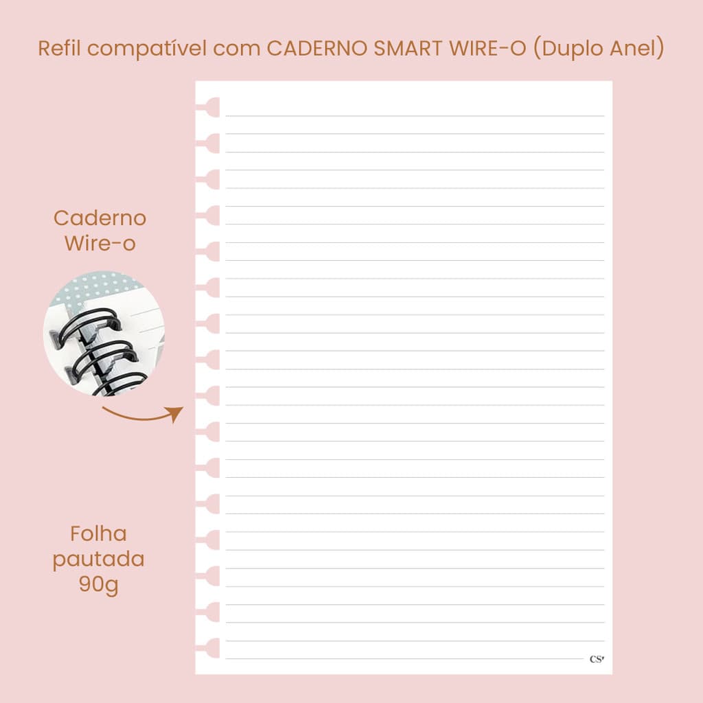 REFIL DE FOLHAS PARA CADERNO | REFIL DE FOLHAS PAUTADAS A5 E COLEGIAL | REFIL CADERNO SMART | REFIL CADERNO INTELIGENTE