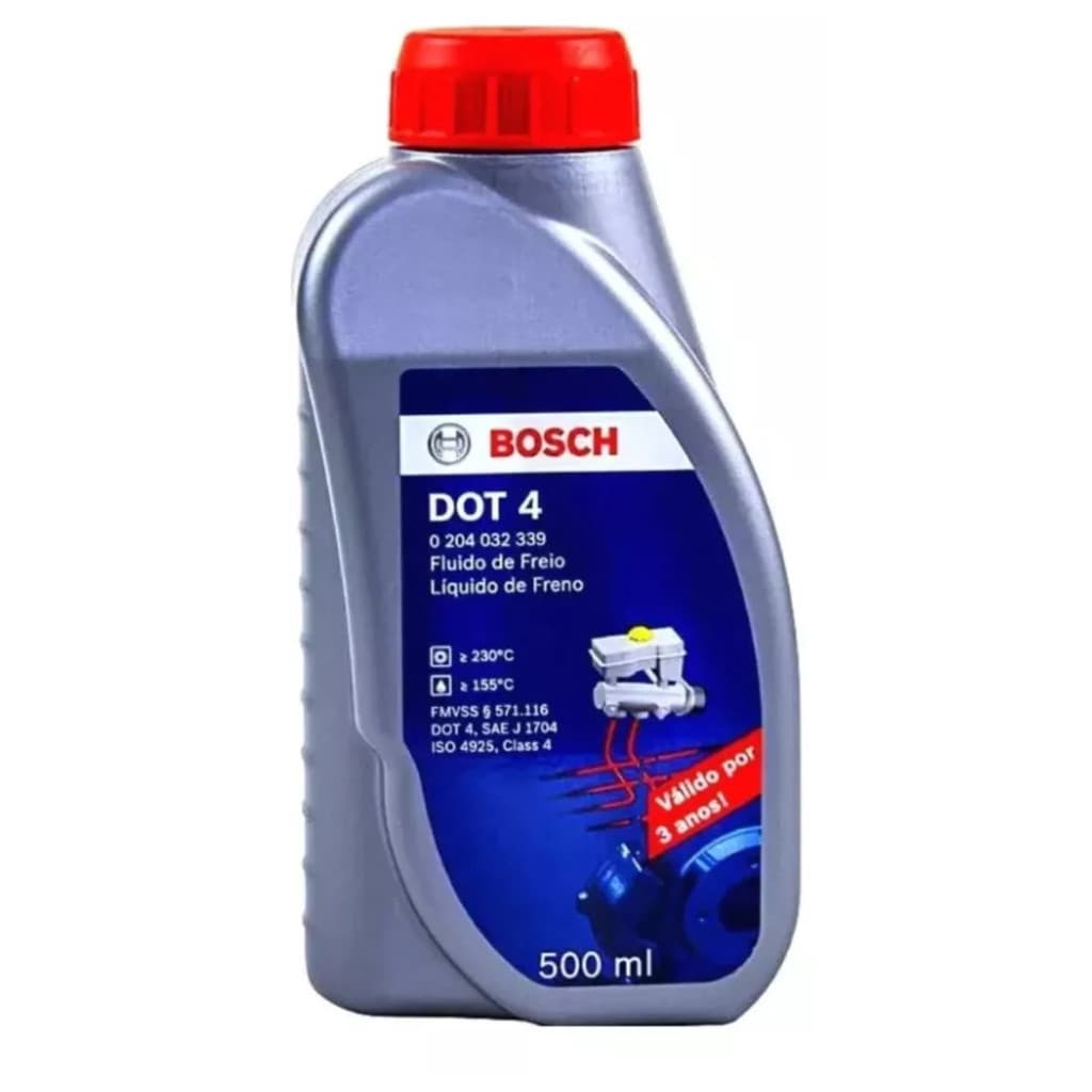 Fluido Liquido Oleo De Freio Dot 4 Dot4 Original Bosch 500ml