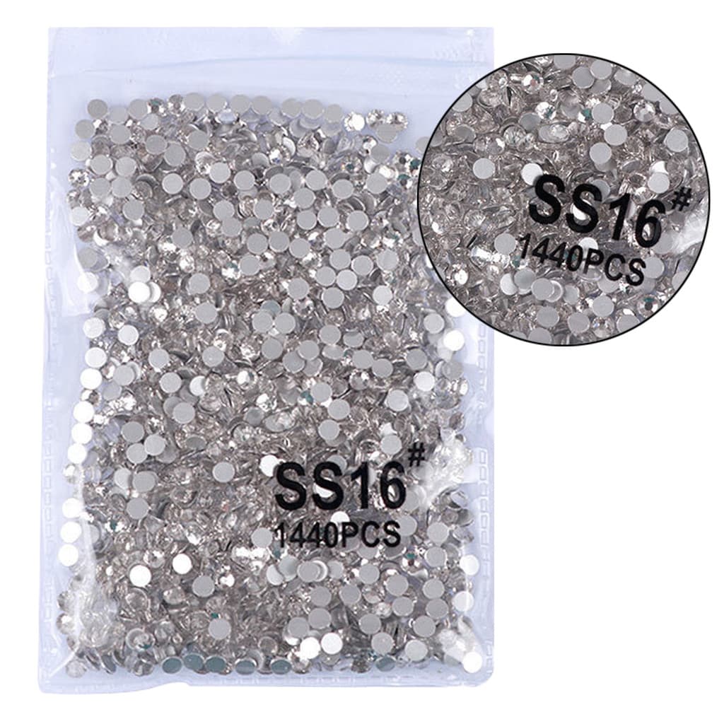 1440pç Strass Cristal Unha Decoração Alongamento 4mm