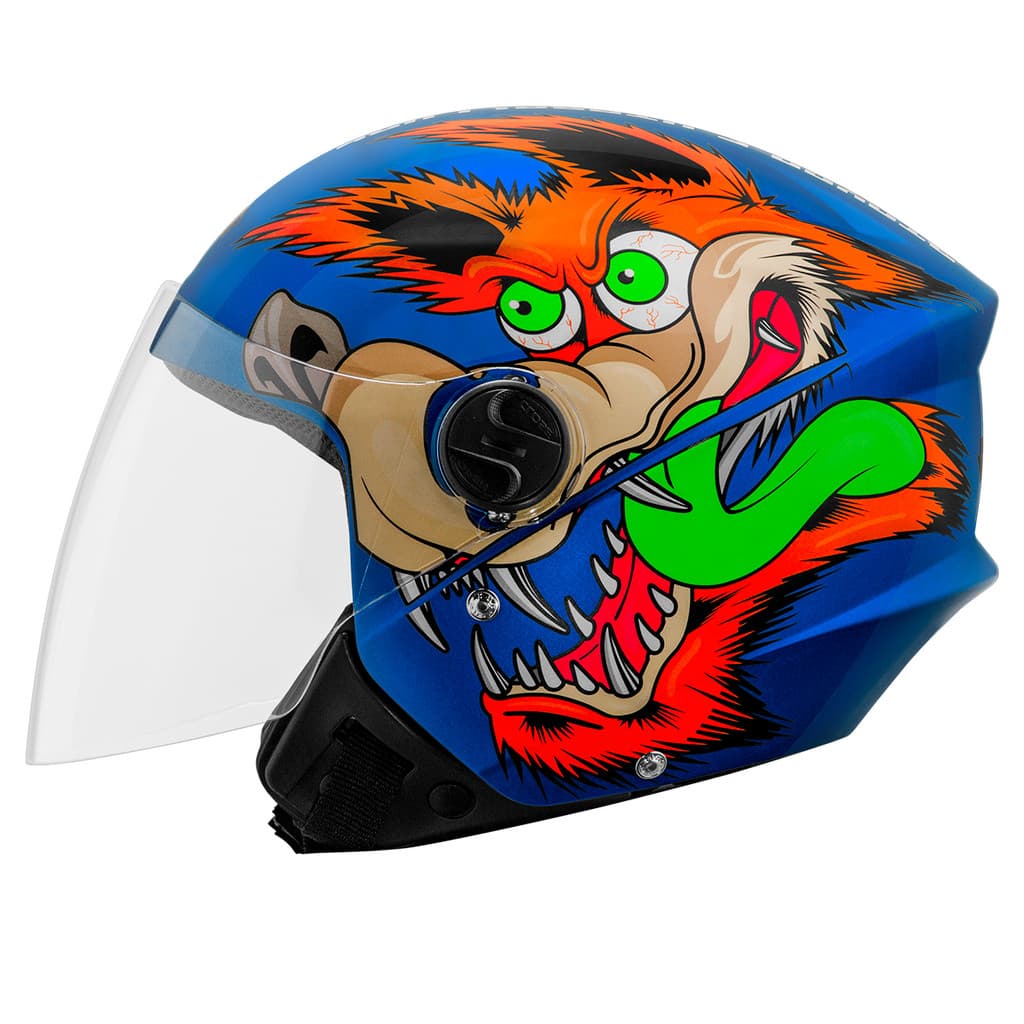 Capacete Moto Aberto Pro Tork New Liberty 3 Coyote Brilhante Viseira Cristal Feminino Masculino
