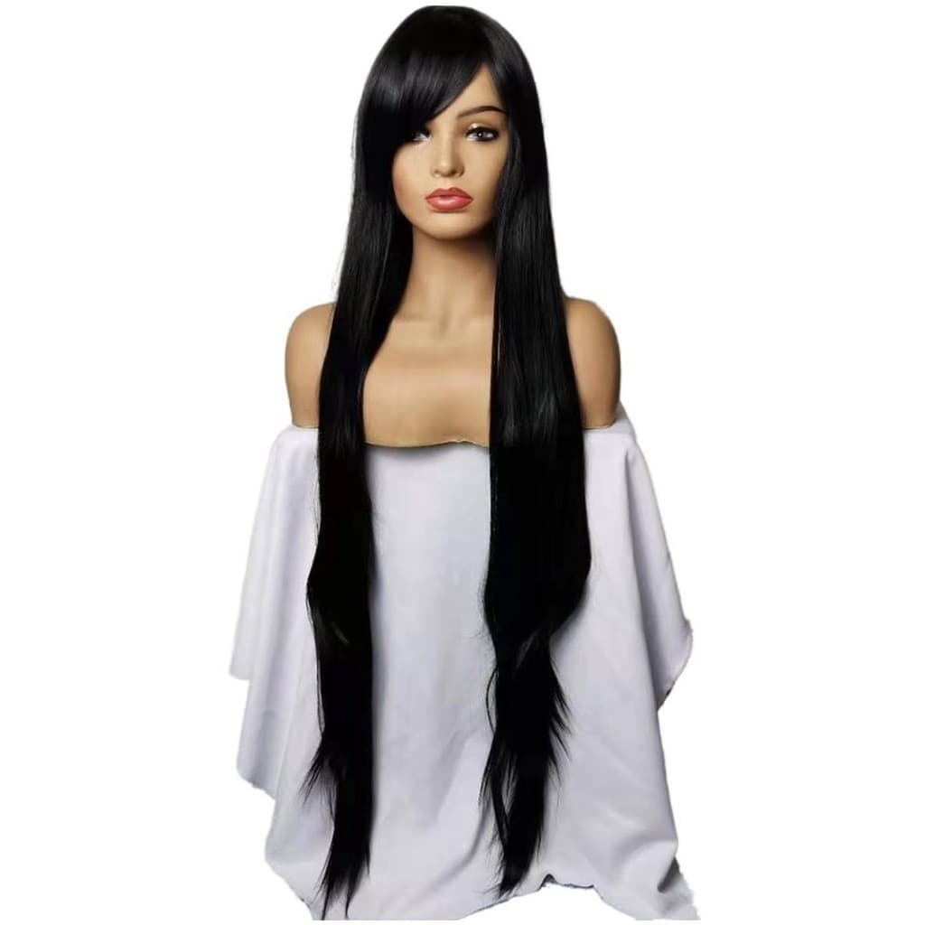 Peruca Longa Cosplay Liso 100cm - 1 Metro Idêntico ao Humano