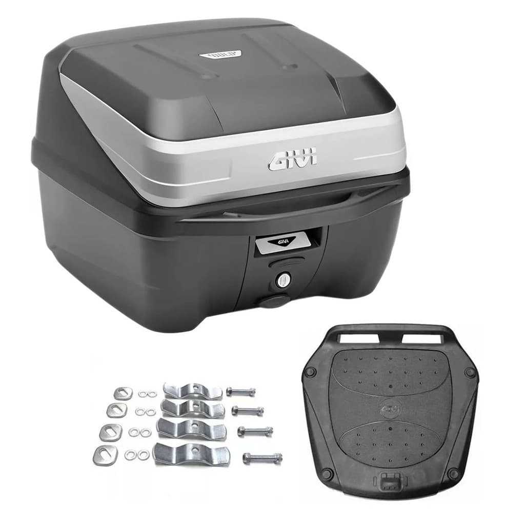 Bauleto Monolock Traffic III 33 Litros Prata - Givi
