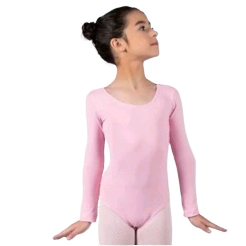 Collant Manga Longa  cor  Rosa Infantil, Adulto. marca stelariss