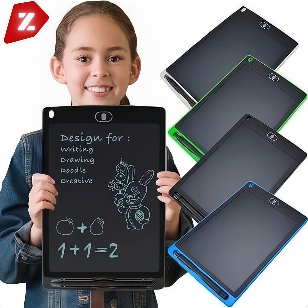 Lousa Mágica LCD Infantil Tablet 8.5/10/12'' para Escrever e Desenhar Brinquedo Menina/Menino