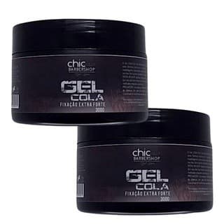 2 Gel Cola Compre 250g Leve 300g fixaçao profissional Chichair