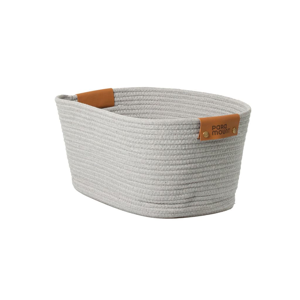 Cesto Multiuso Paramount Organizador Alça Fibra Natural Boho