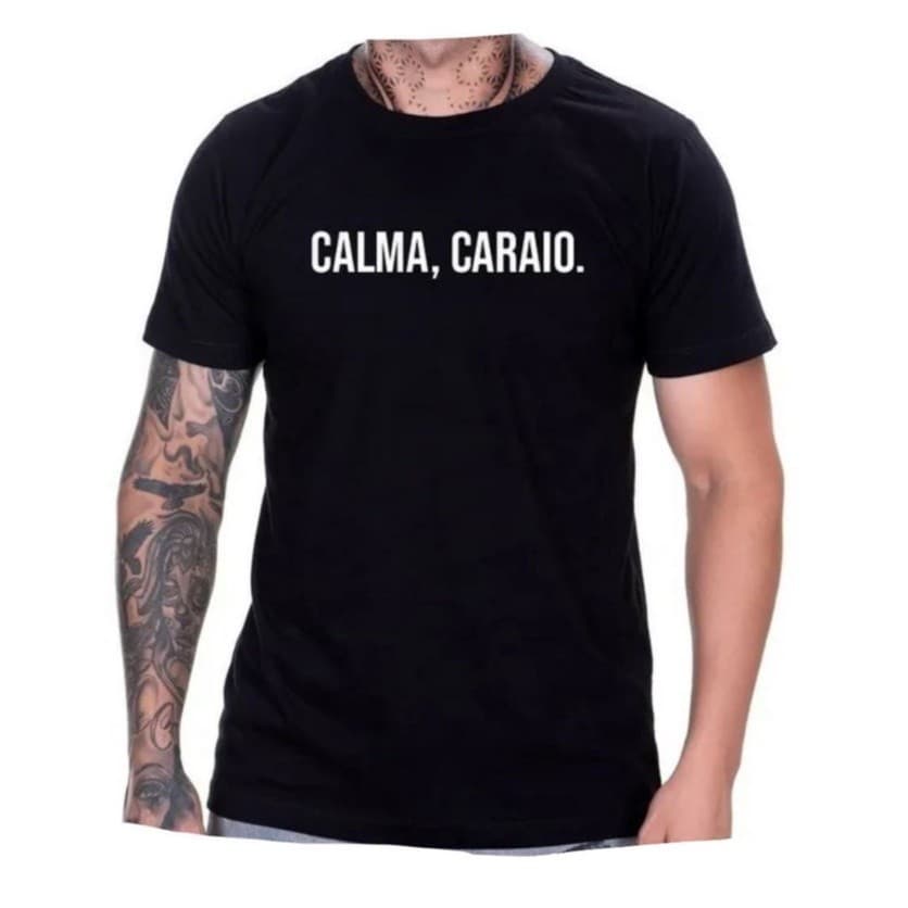 Camiseta basica Calma Caraio