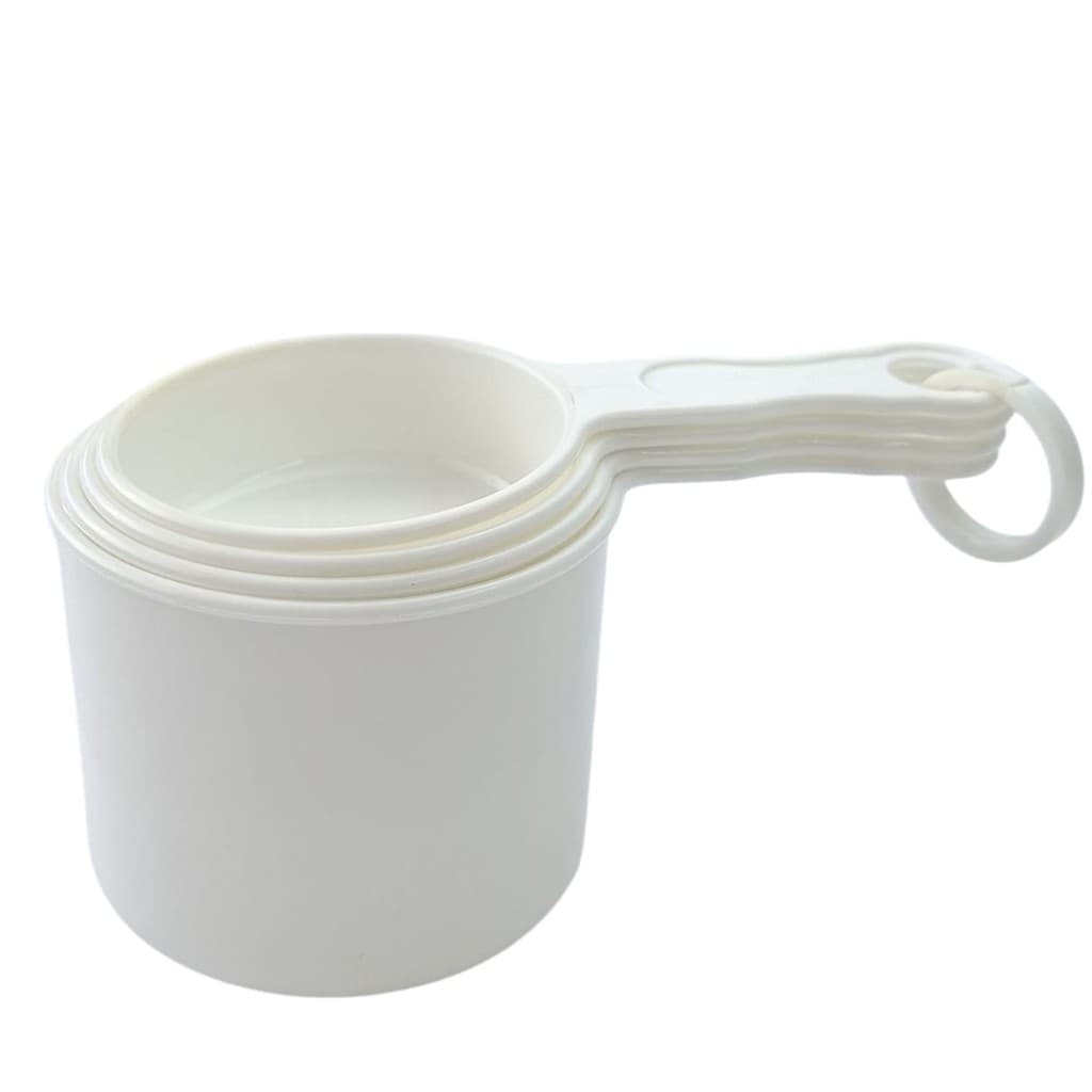 JOGO DE XICARA MEDIDORA COM 4 PEÇAS BRANCO KIT-05