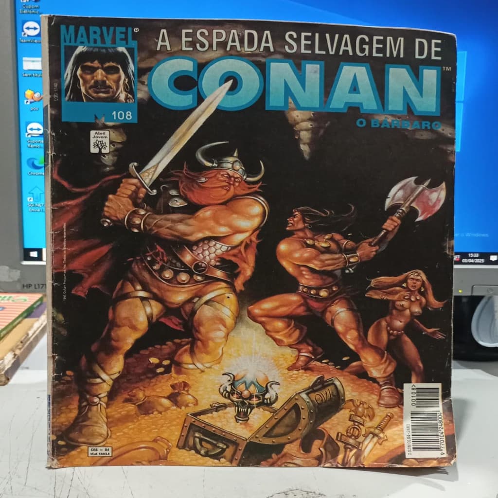A Espada Selvagem de Conan n° 108 autor Robert E. Howard, Roy Thomas e John Buscema