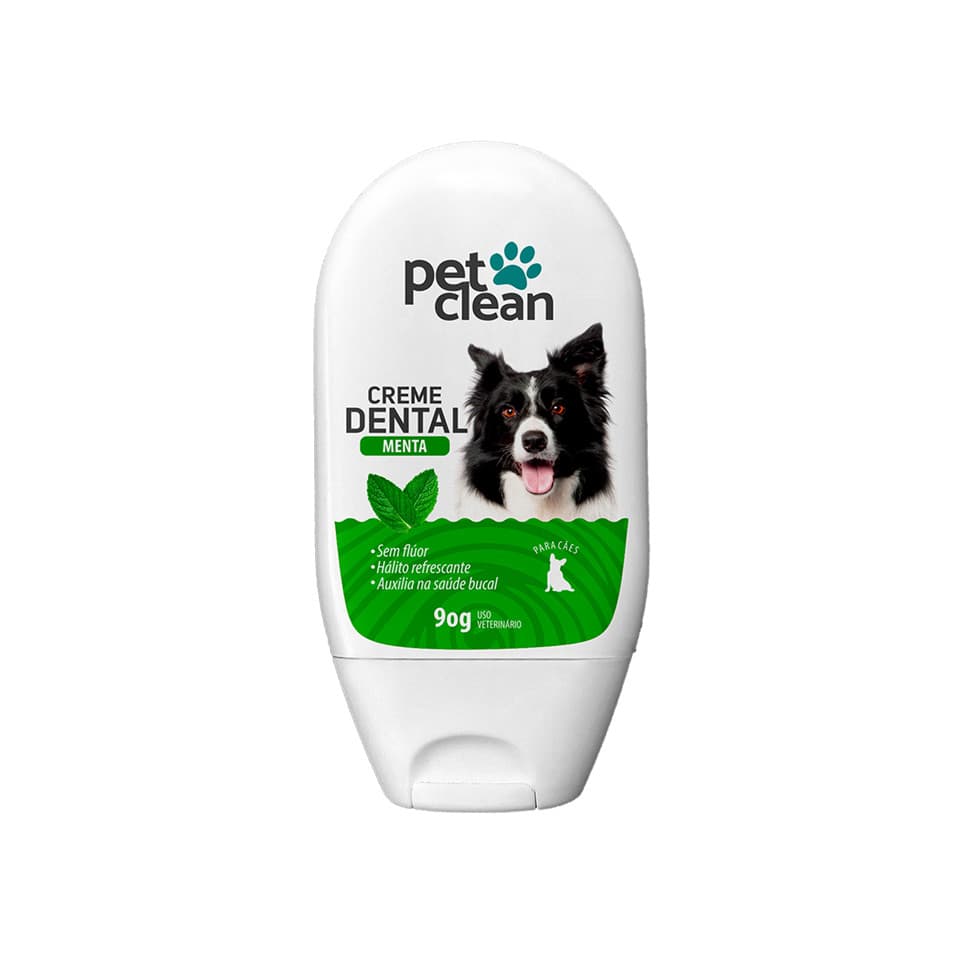 Pasta De Dente Cães e Gatos Creme Dental Pet Clean 90g