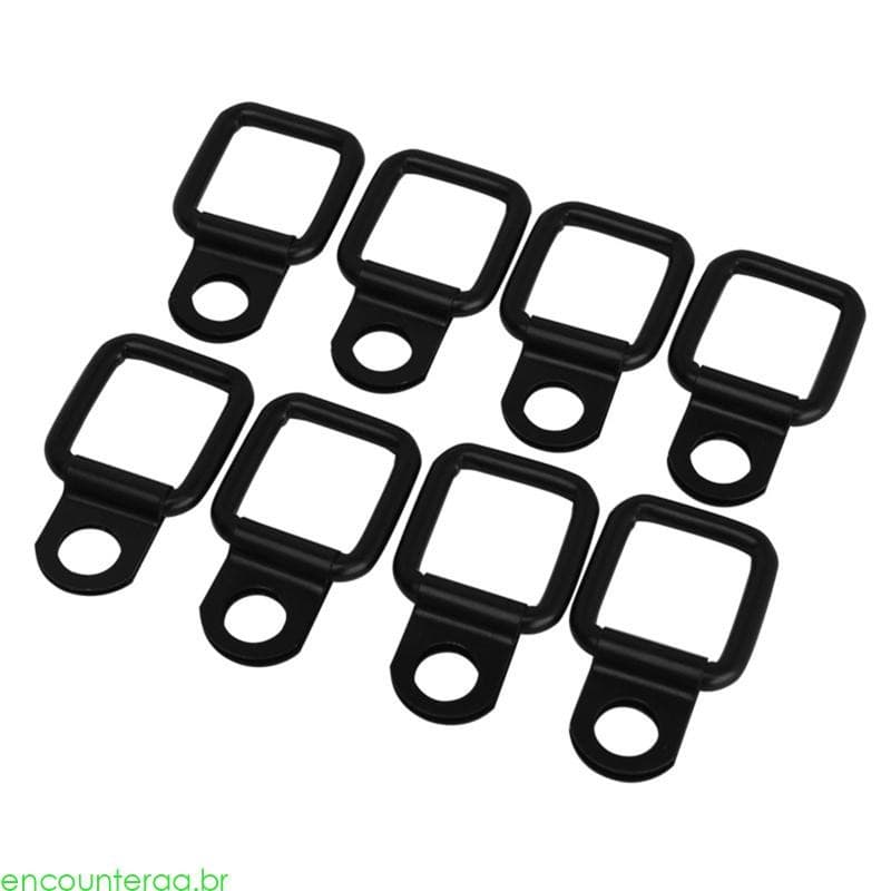 Encontroraa 8 Peças Metal Puxar Gancho Âncora Forma D Carga Amarrar Anel Retentor Fixações Para Caminhão Reboque C